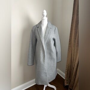 Zara Elegant Gray Long Coat